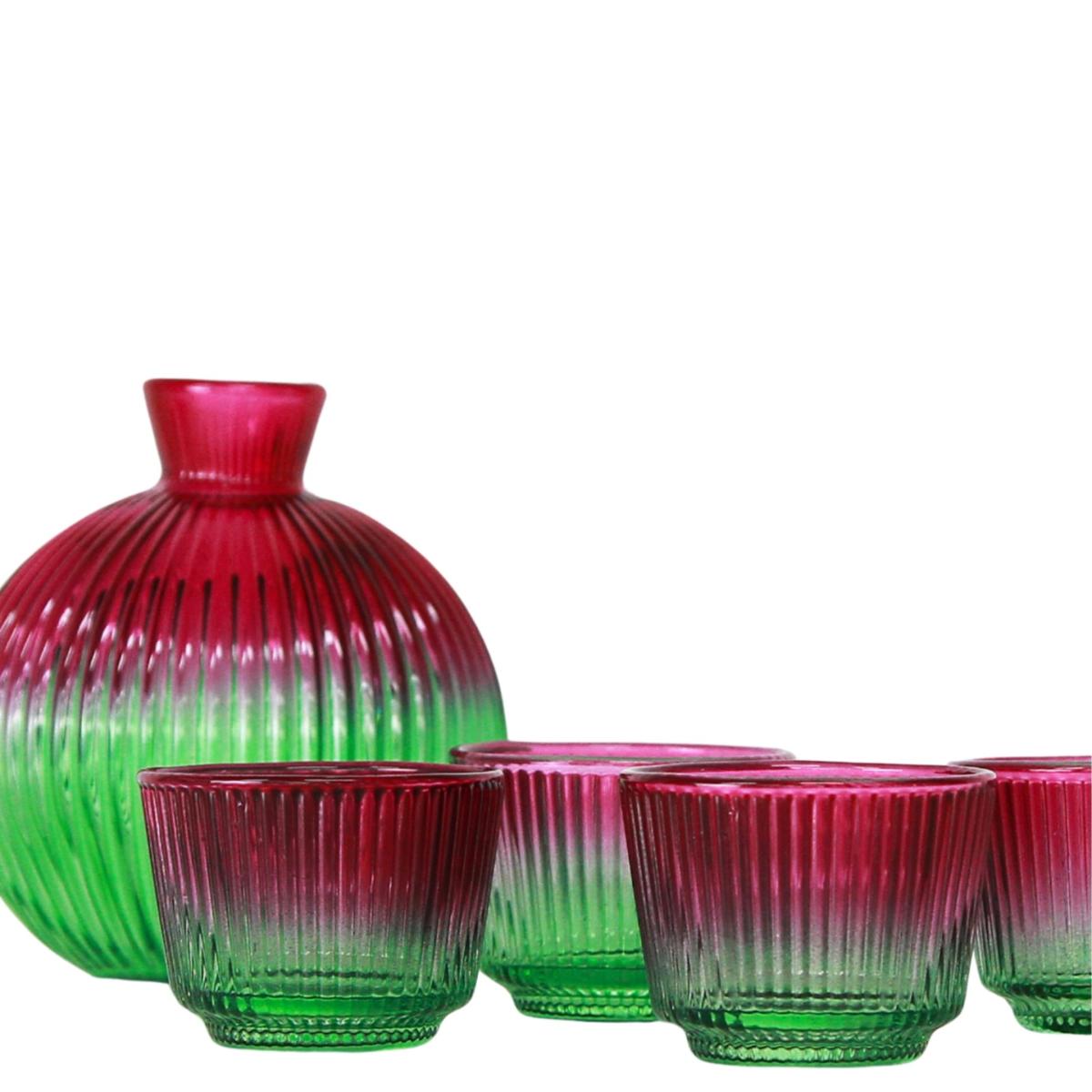 Green / Red Limited Edition: Gatsby Sake Set | Lodore – image 5