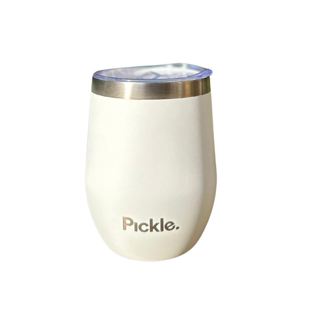 Ceramic Lined Insulated Drinks Tumbler - For The Love Of White | Pickle Picnics – image 2