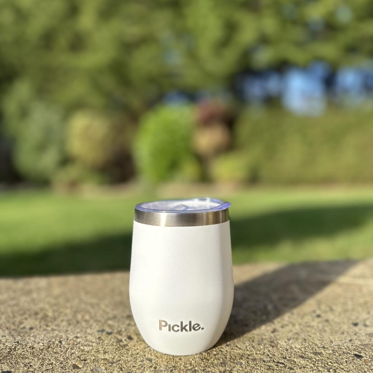 Ceramic Lined Insulated Drinks Tumbler - For The Love Of White | Pickle Picnics – image 4