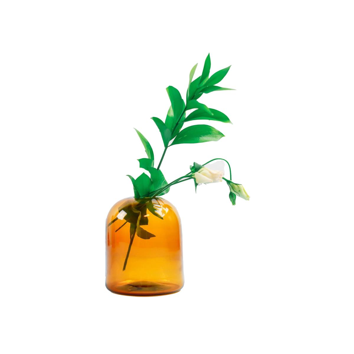 Brown Gumdrop Vase - Whiskey Forman Function