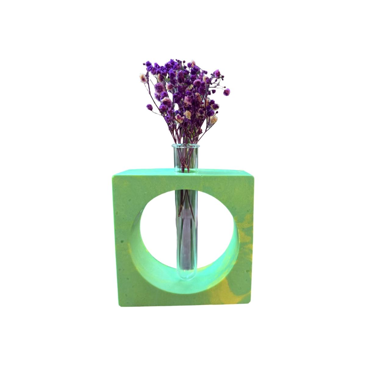 Square Vase - Green | By Shax