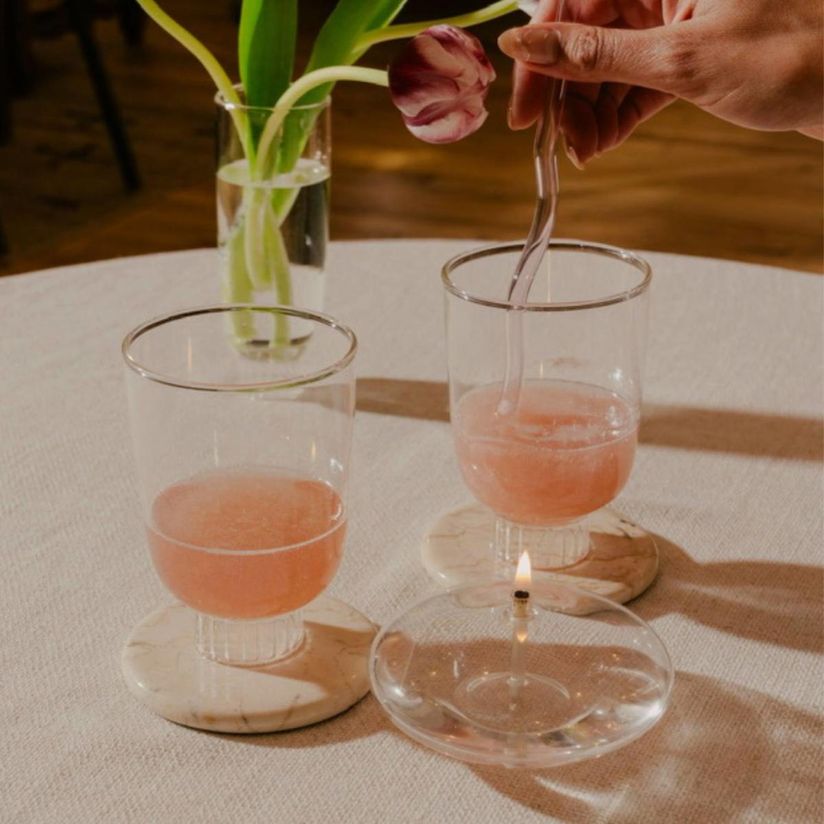 Neutrals / White A Set Of Four Stemless Wine Glasses In Clear | Sprezz – image 4