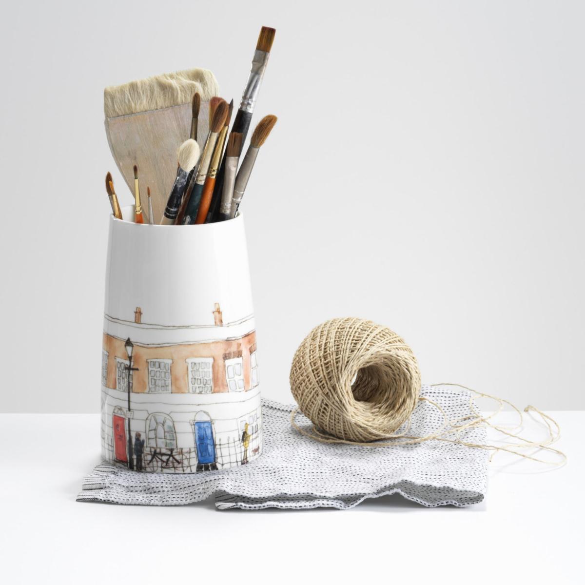 Georgian Square Vase Helen Beard – image 2