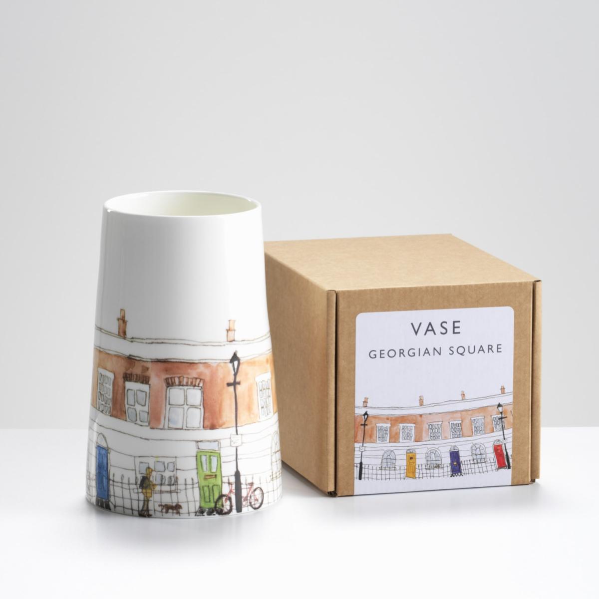 Georgian Square Vase Helen Beard – image 4