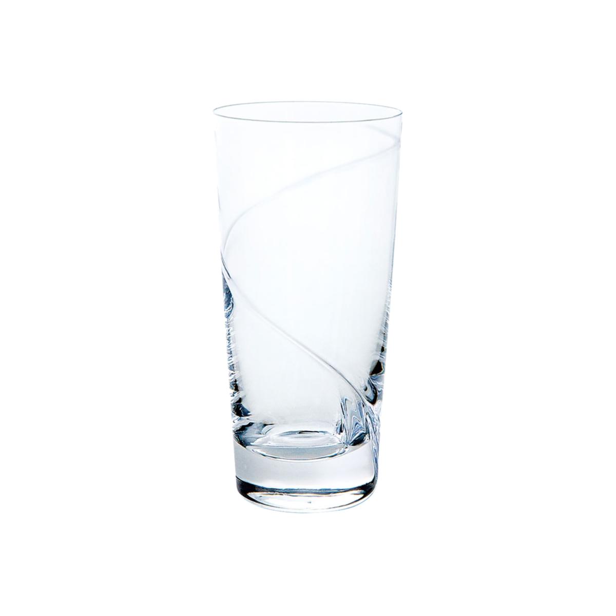 White Kirameki Tumbler Glass - One Line, Clear | Sghr Sugahara – image 1