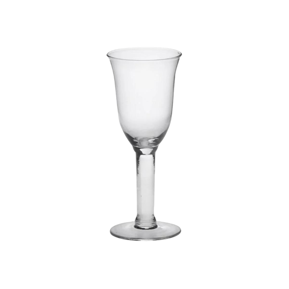 White Vintage Long Stemmed Wine Glass - Luxury Glassware Set Of Six | Casabyjj – image 1