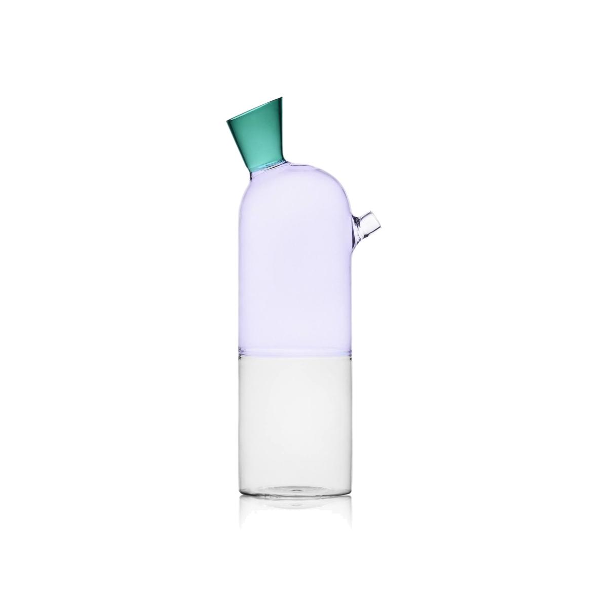 Neutrals / Pink / Purple Hand-Blown Borosilicate Glass Carafe | Sprezz – image 1