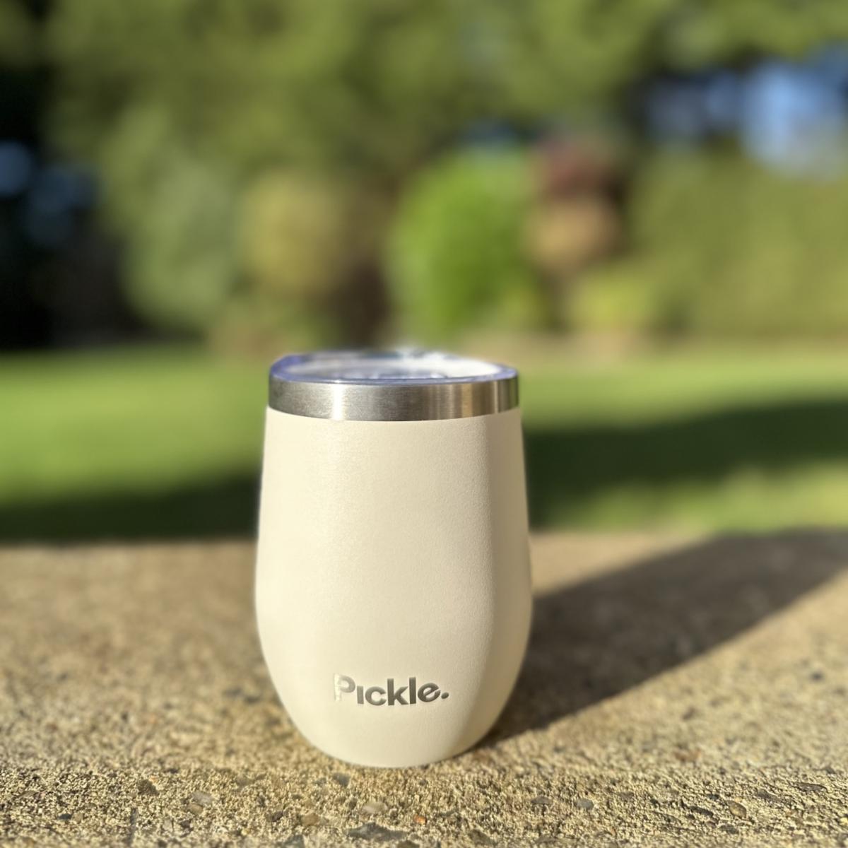 Neutrals Ceramic Lined Insulated Drinks Tumbler - Sandy Shores | Pickle Picnics – image 4
