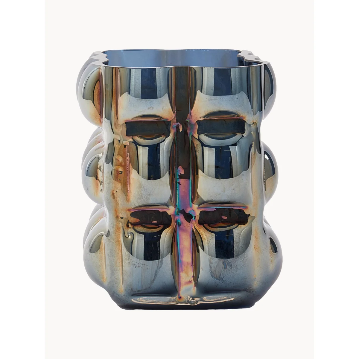Glass Vase Bubble, H 18 cm – image 3