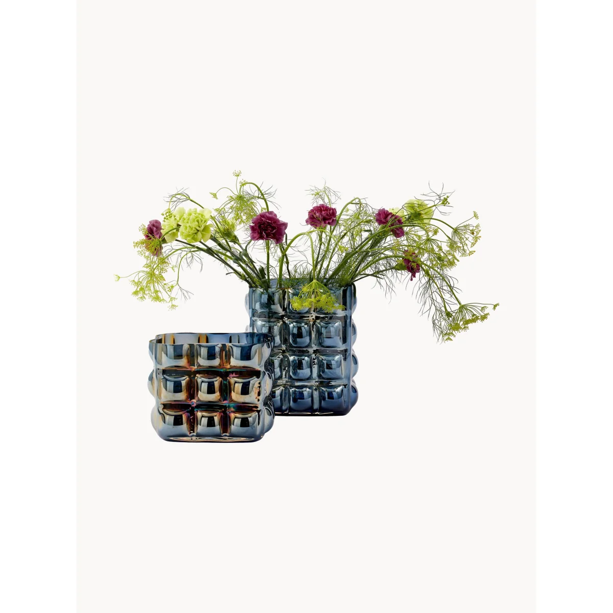 Glass Vase Bubble, H 18 cm – image 6