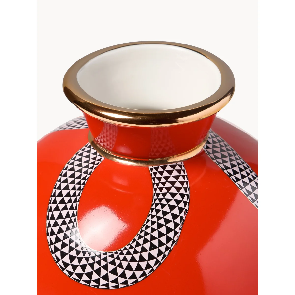 Porcelain Vase Eden with Gold Accents, H 23 cm – image 2