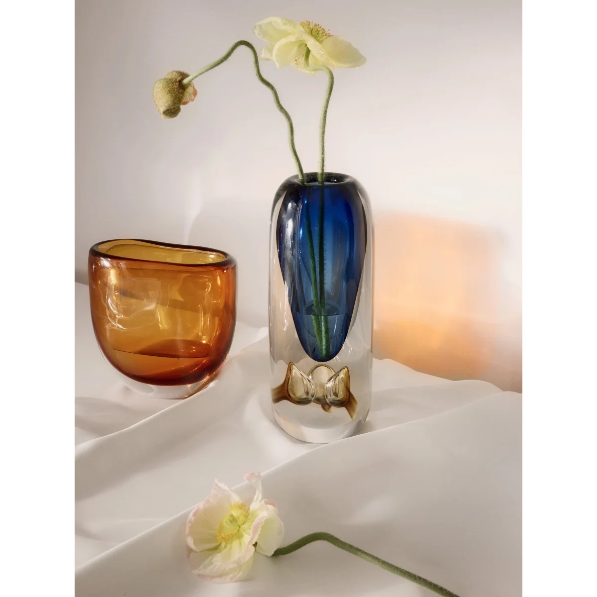 Mouth-Blown Glass Vase Tyron, H 33 cm – image 5