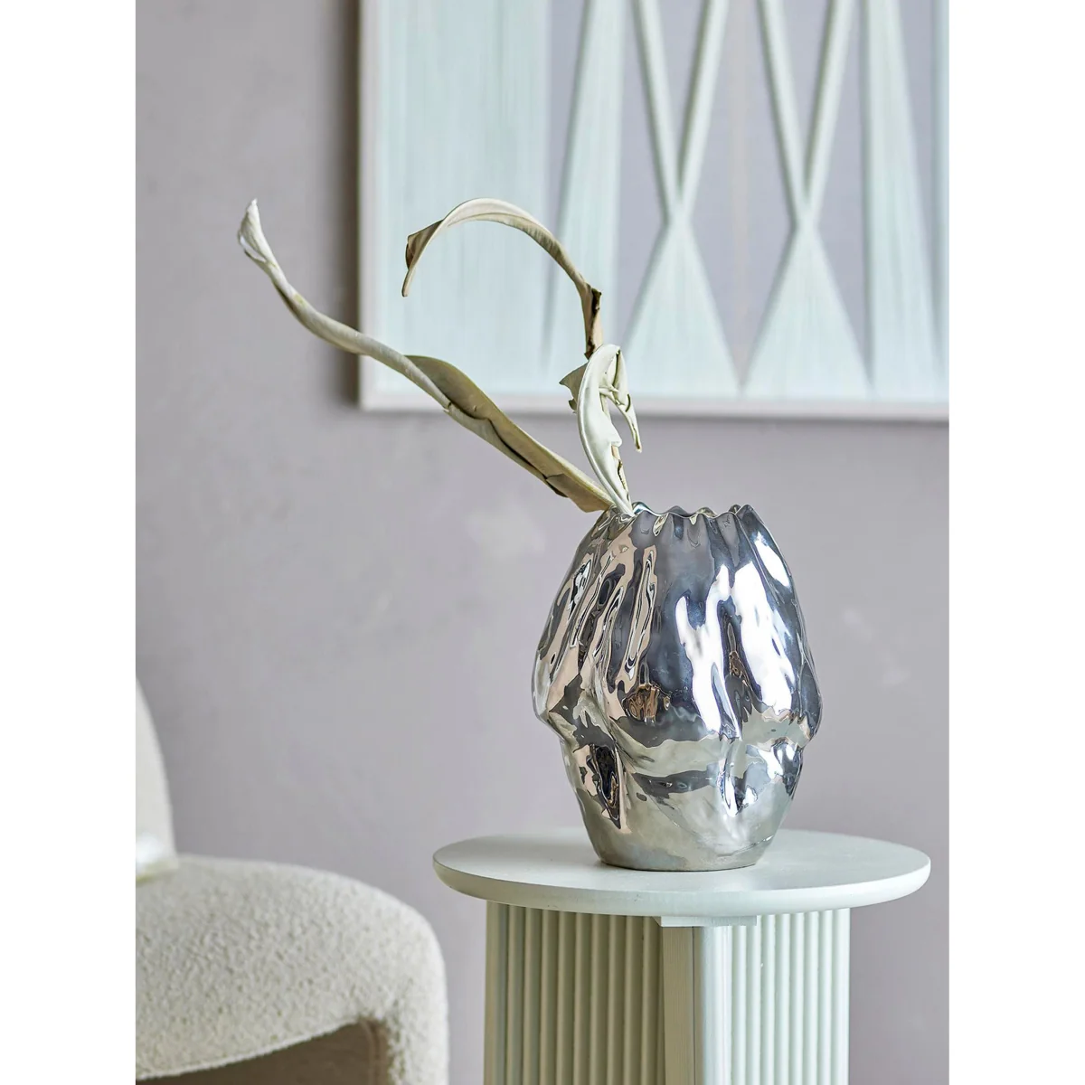 Stoneware Vase Bobby, H 29 cm – image 3