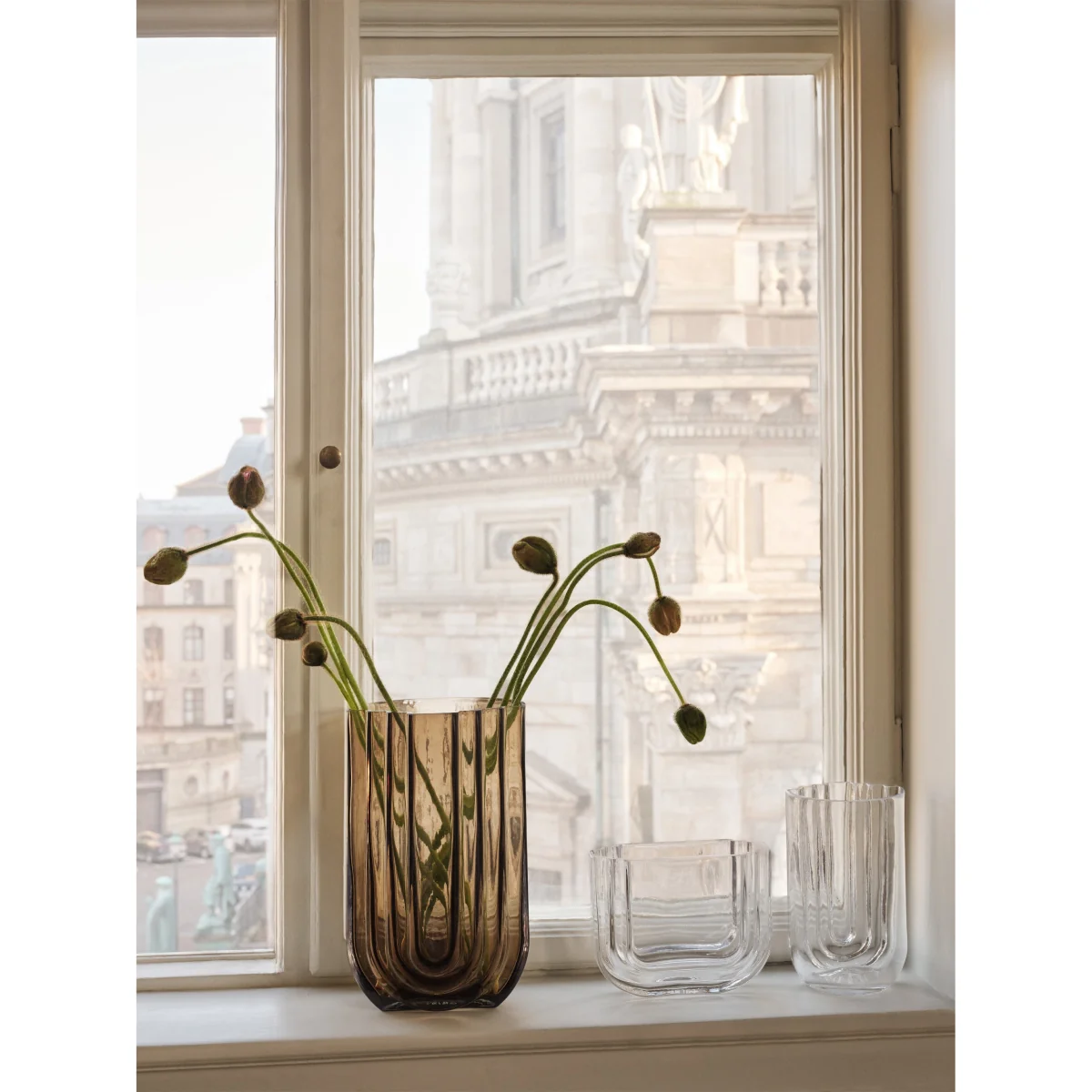 Glass Vase Vima, H 29 cm – image 4