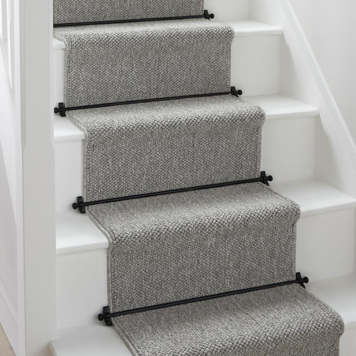 Bobble Carpet Stair Runner Bobble Grey – image 7