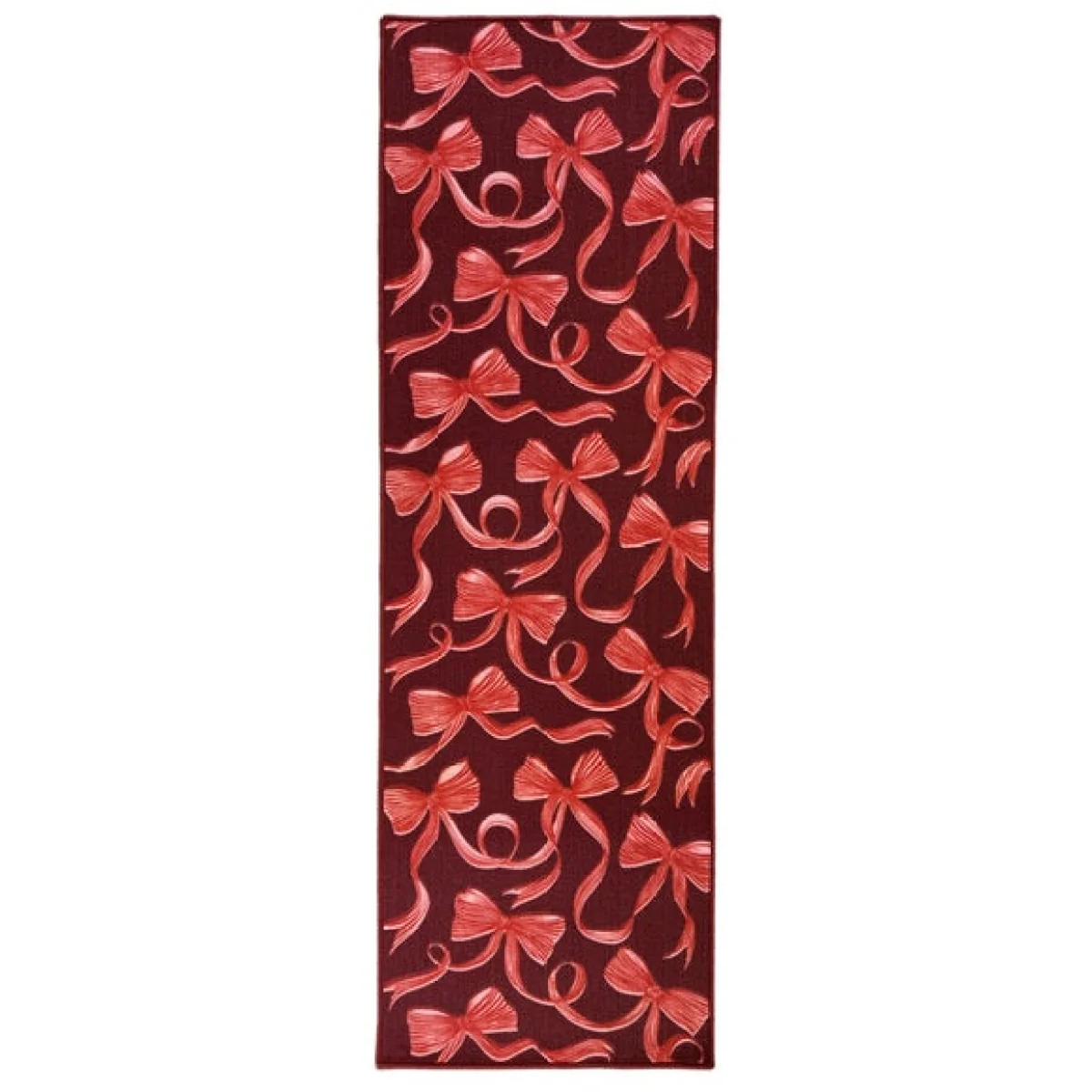 Vintage Christmas Bow Washable Runner – image 5