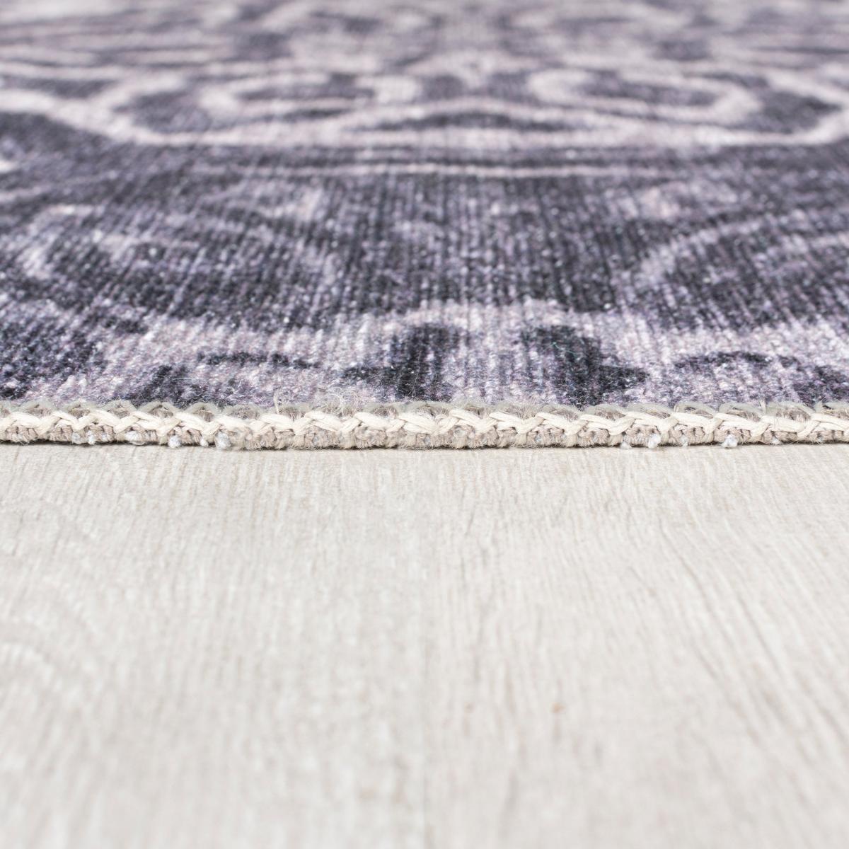 PractiRug Celeste Tile Washable Runner Blue – image 4