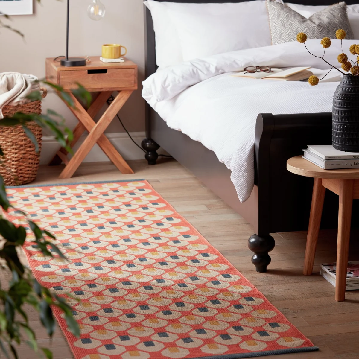 Habitat Octo Flatweave Cotton Runner - Orange - 75x250cm – image 2