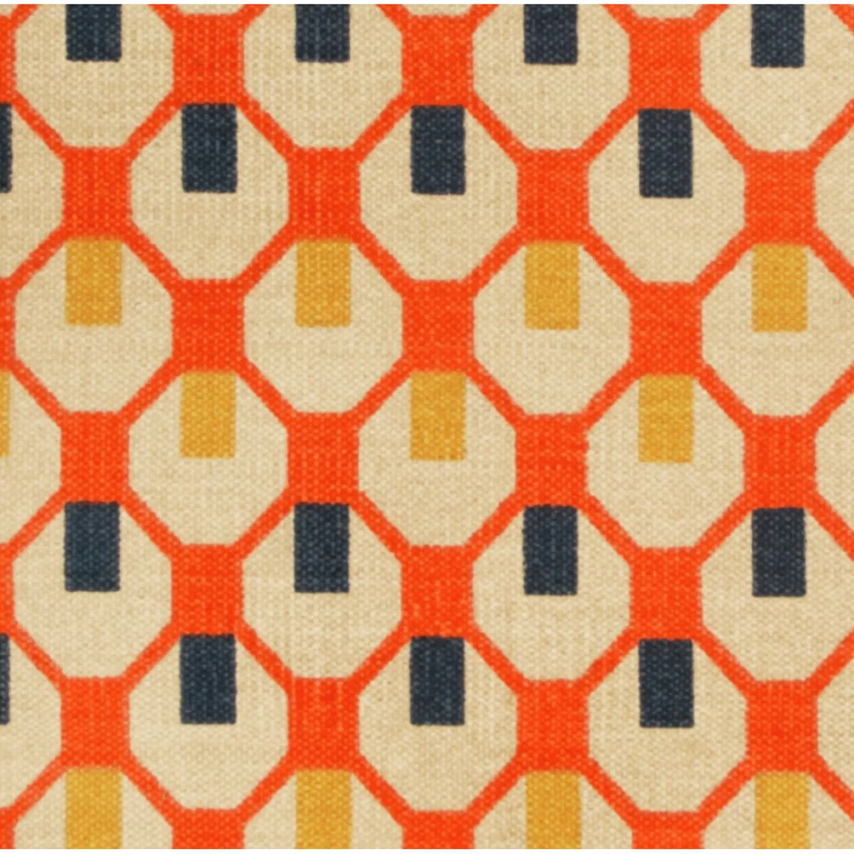 Habitat Octo Flatweave Cotton Runner - Orange - 75x250cm – image 4