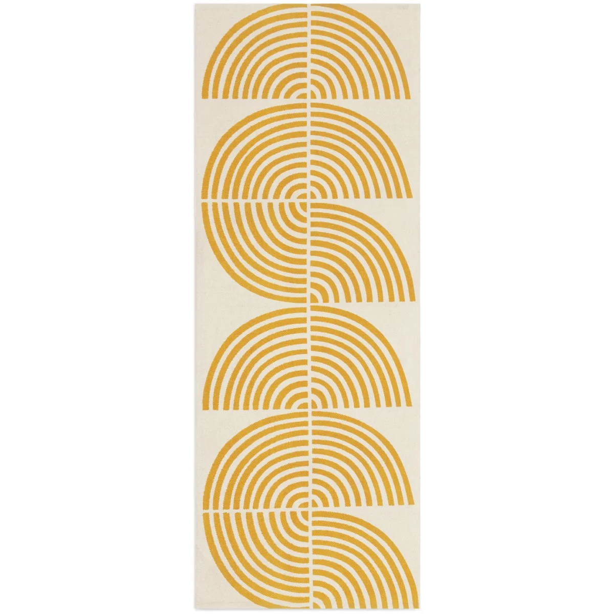 Habitat Global Print Flatweave Runner - 75X200cm - Yellow – image 2