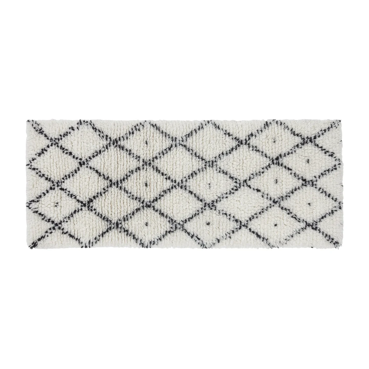 Habitat Berber Handwoven Wool Runner - 65 x 200cm - Cream
