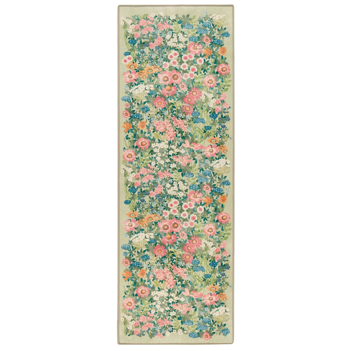 Wallflower Sage Eco-Washable Runner