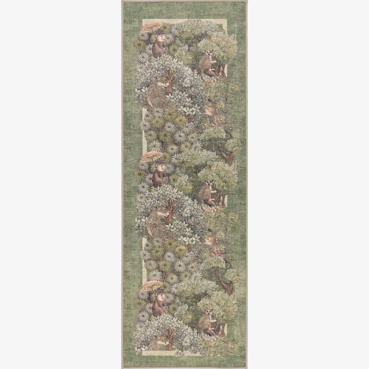 Treetop Troop Green Eco-Washable Runner