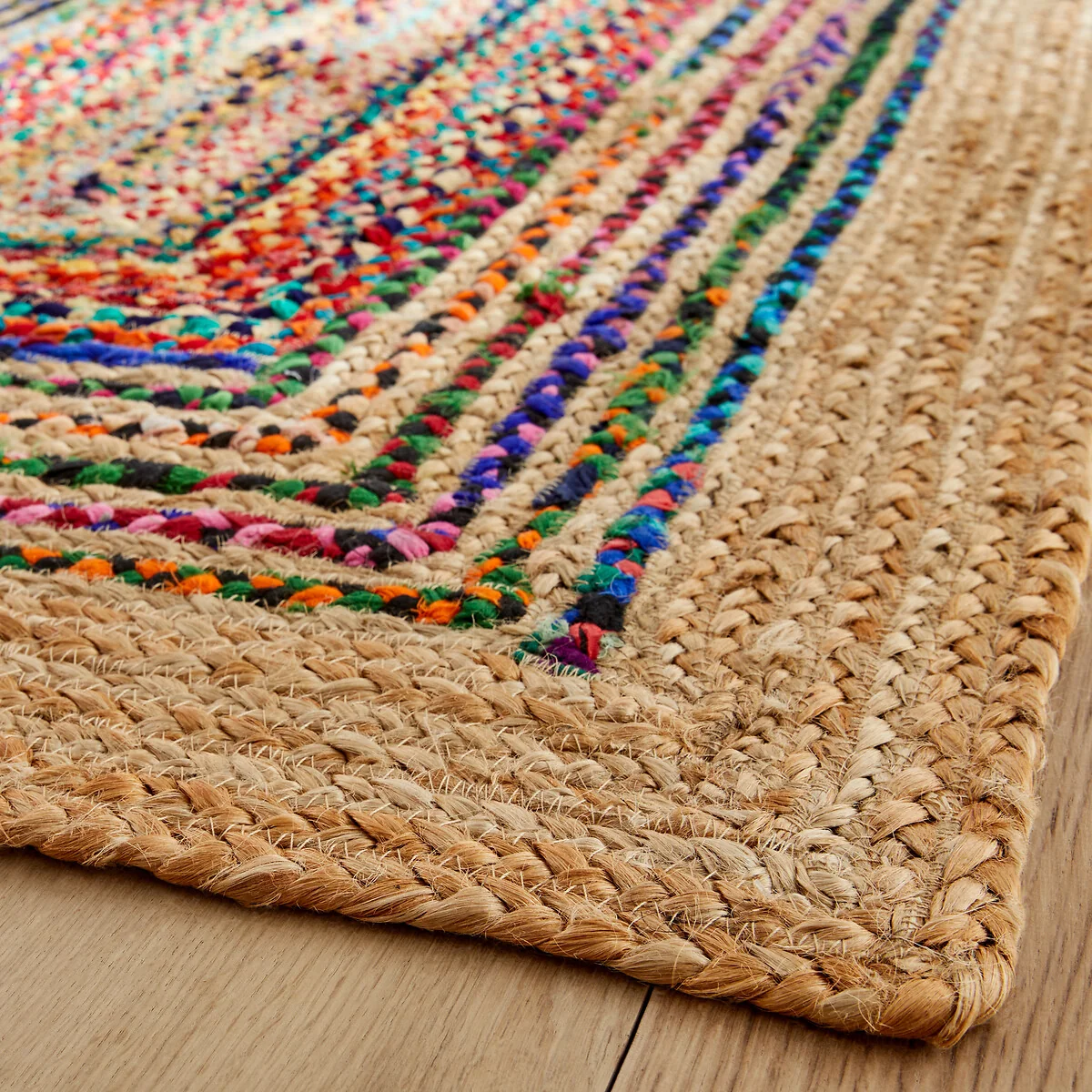 Jaco Colourful Jute & Recycled Cotton Runner – image 3