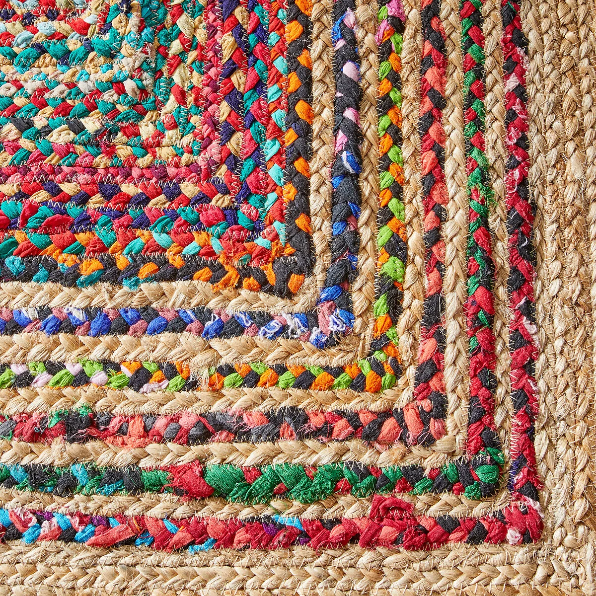 Jaco Colourful Jute & Recycled Cotton Runner – image 5