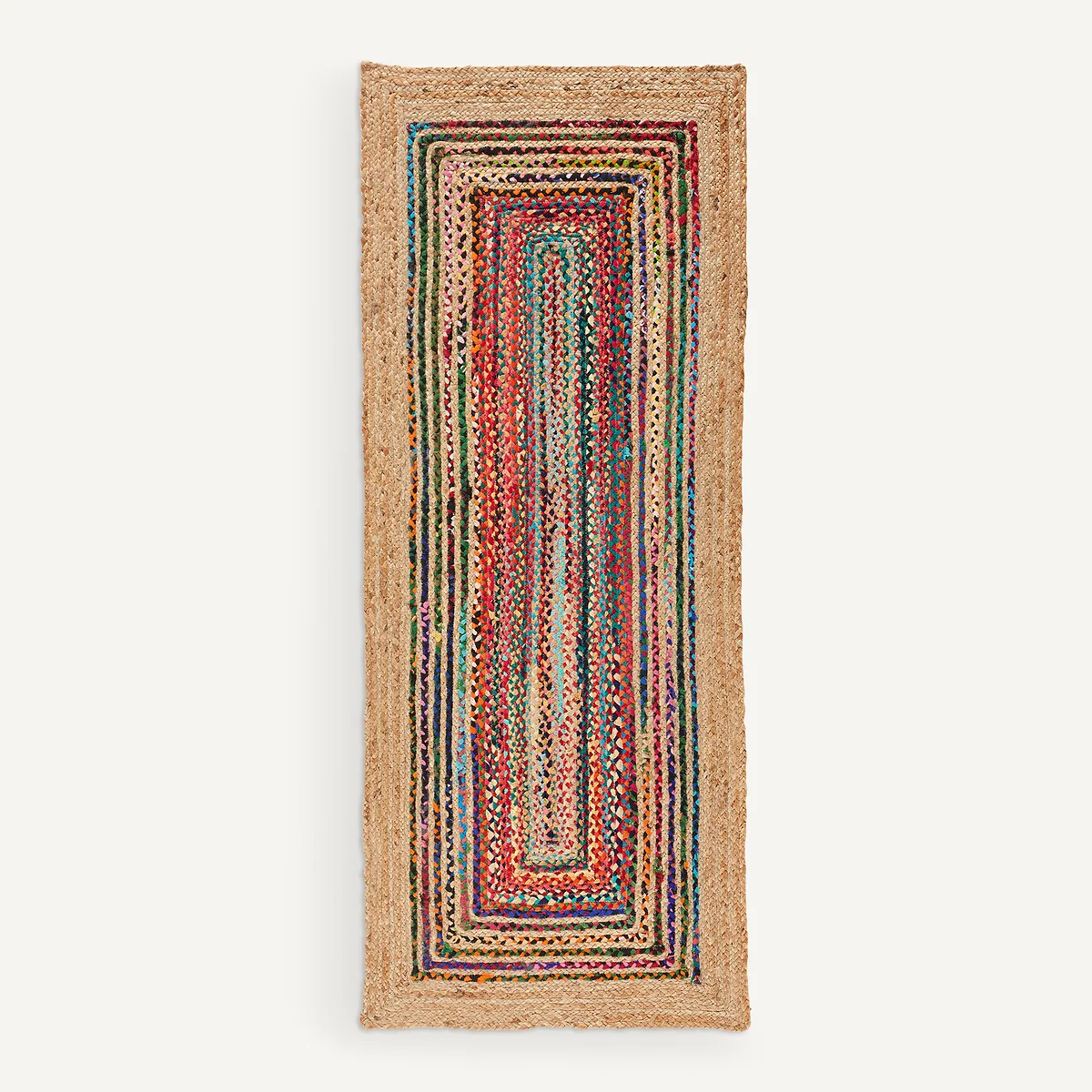 Jaco Colourful Jute & Recycled Cotton Runner – image 6
