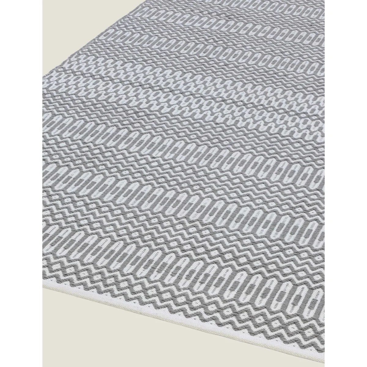 Asiatic Halsey Geometric Indoor & Outdoor Runner - MED - Grey, Grey – image 2