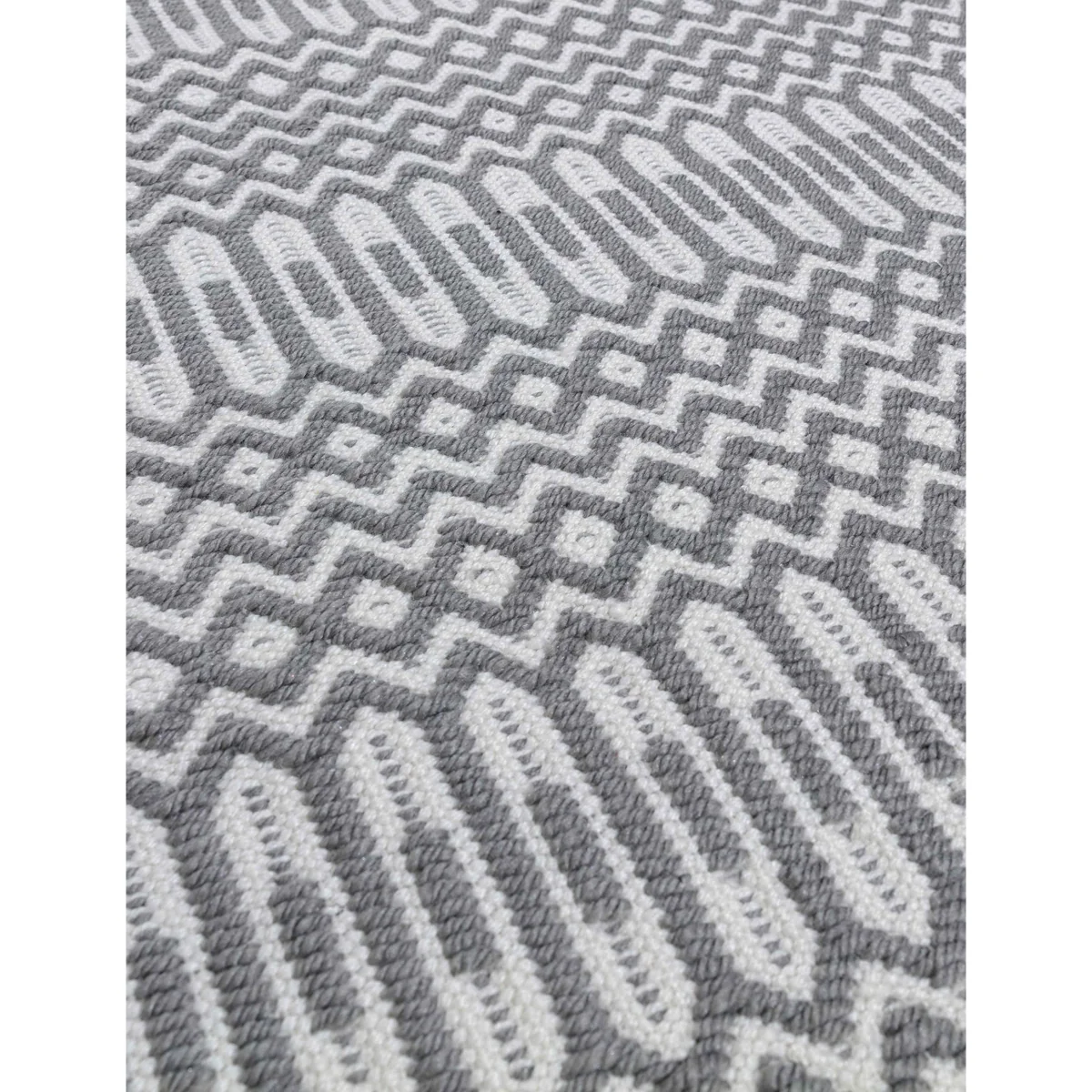 Asiatic Halsey Geometric Indoor & Outdoor Runner - MED - Grey, Grey – image 6