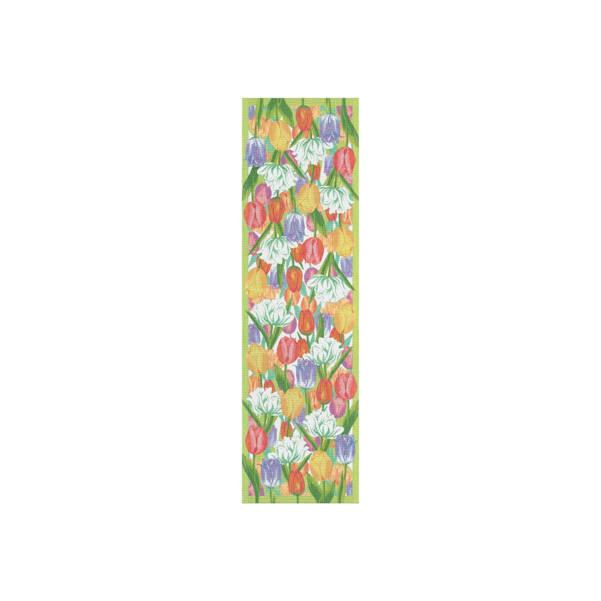 Vårtulpaner runner 35x120 cm