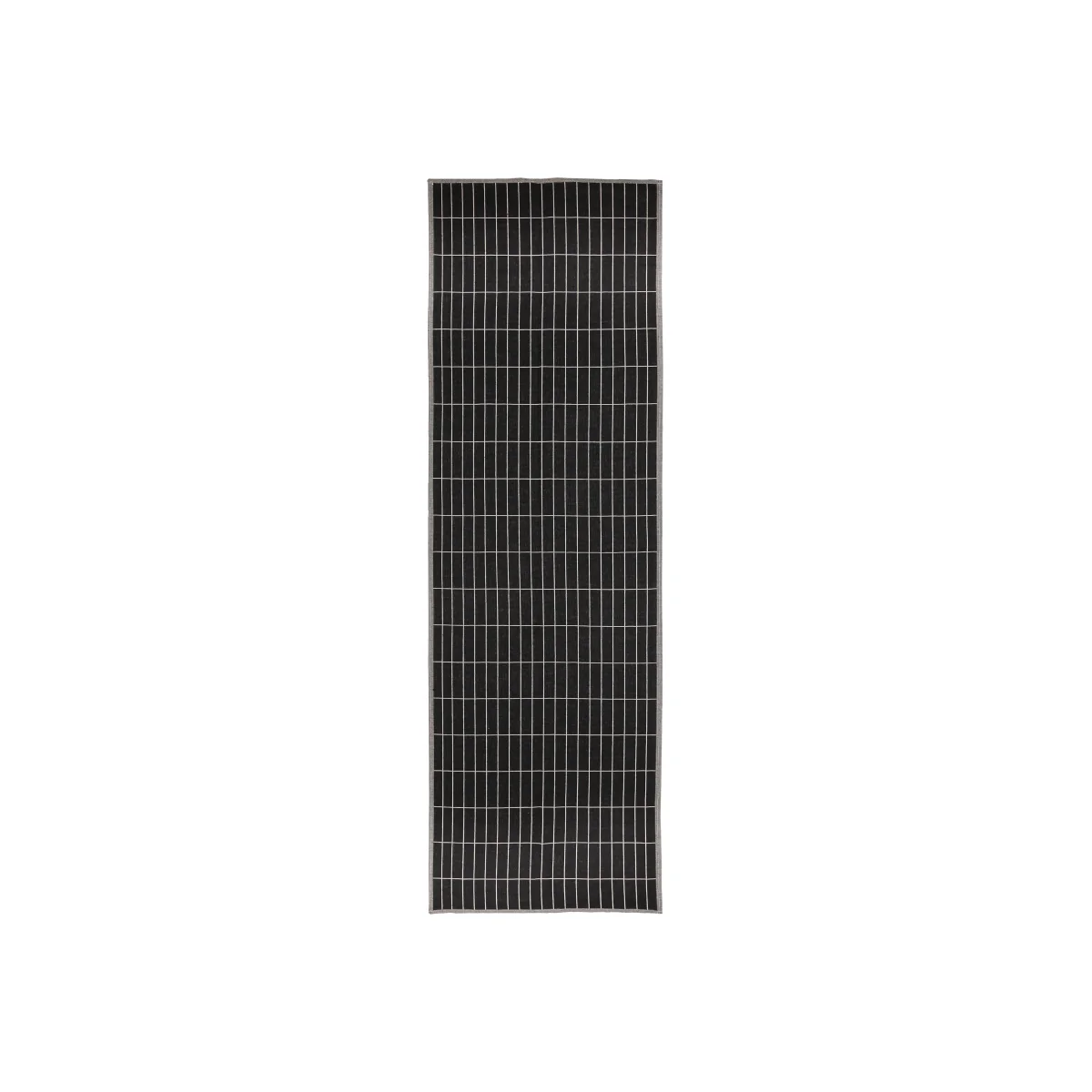 Marimekko Pieni Tiiliskivi runner 47x150 cm charcoal-beige – image 1