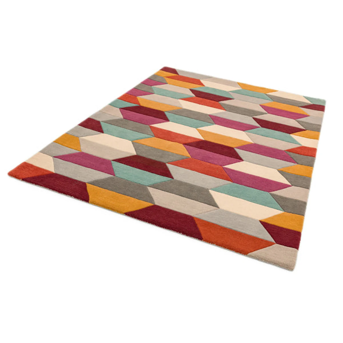 Asiatic Carpets Funk Hand Tufted Runner Honeycomb Bright - 70 x 200cm – image 2