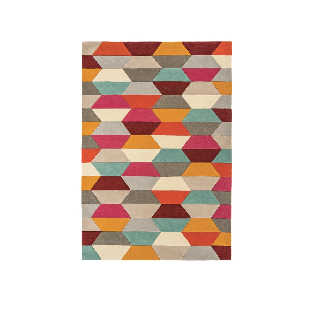 Asiatic Carpets Funk Hand Tufted Runner Honeycomb Bright - 70 x 200cm – image 1