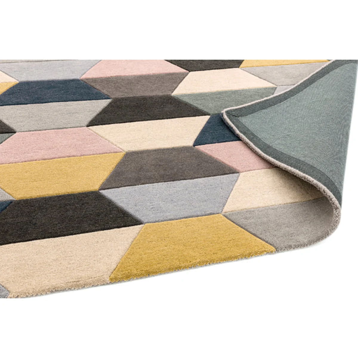 Asiatic Carpets Funk Hand Tufted Runner Honeycomb Pastel - 70 x 200cm – image 4