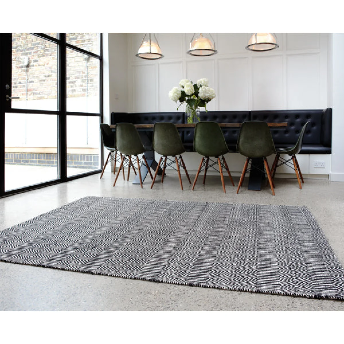 Asiatic Carpets Sloan Hand Woven Runner Black - 66 x 200cm – image 6