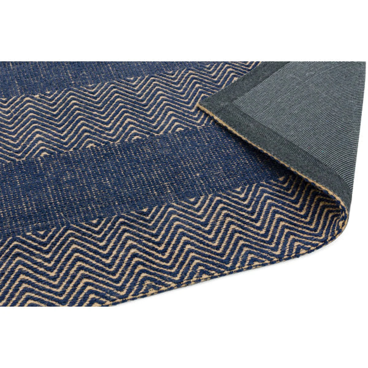 Asiatic Carpets Ives Hand Woven Runner Navy Blue - 66 x 200cm – image 4