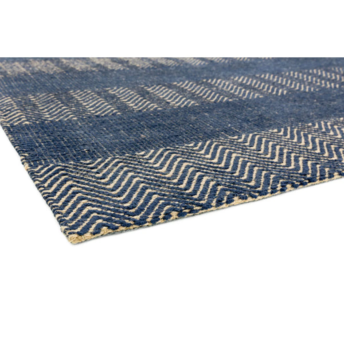 Asiatic Carpets Ives Hand Woven Runner Navy Blue - 66 x 200cm – image 5