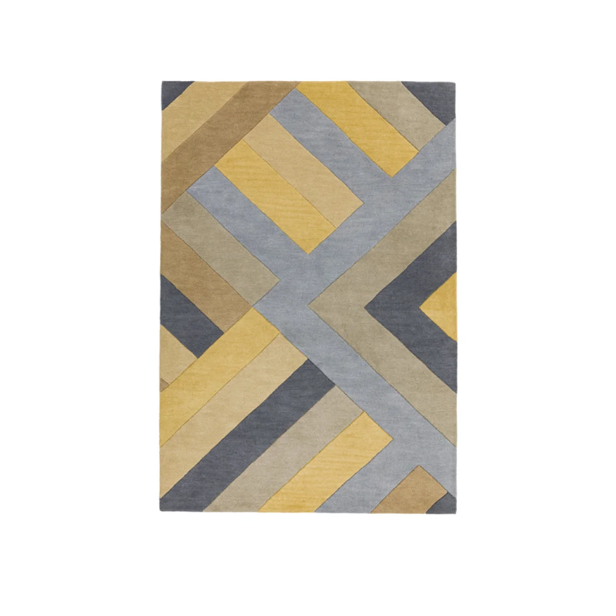 Asiatic Carpets Reef Handtufted Runner Big Zig Ochre Grey - 66 x 200cm – image 1