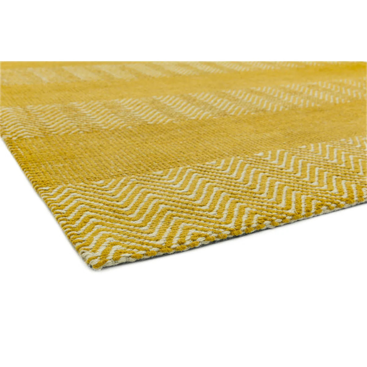 Asiatic Carpets Ives Hand Woven Runner Yellow - 66 x 200cm – image 5