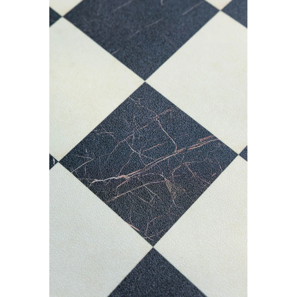 Monochrome Marble Tile Effect Durable Runner – image 4