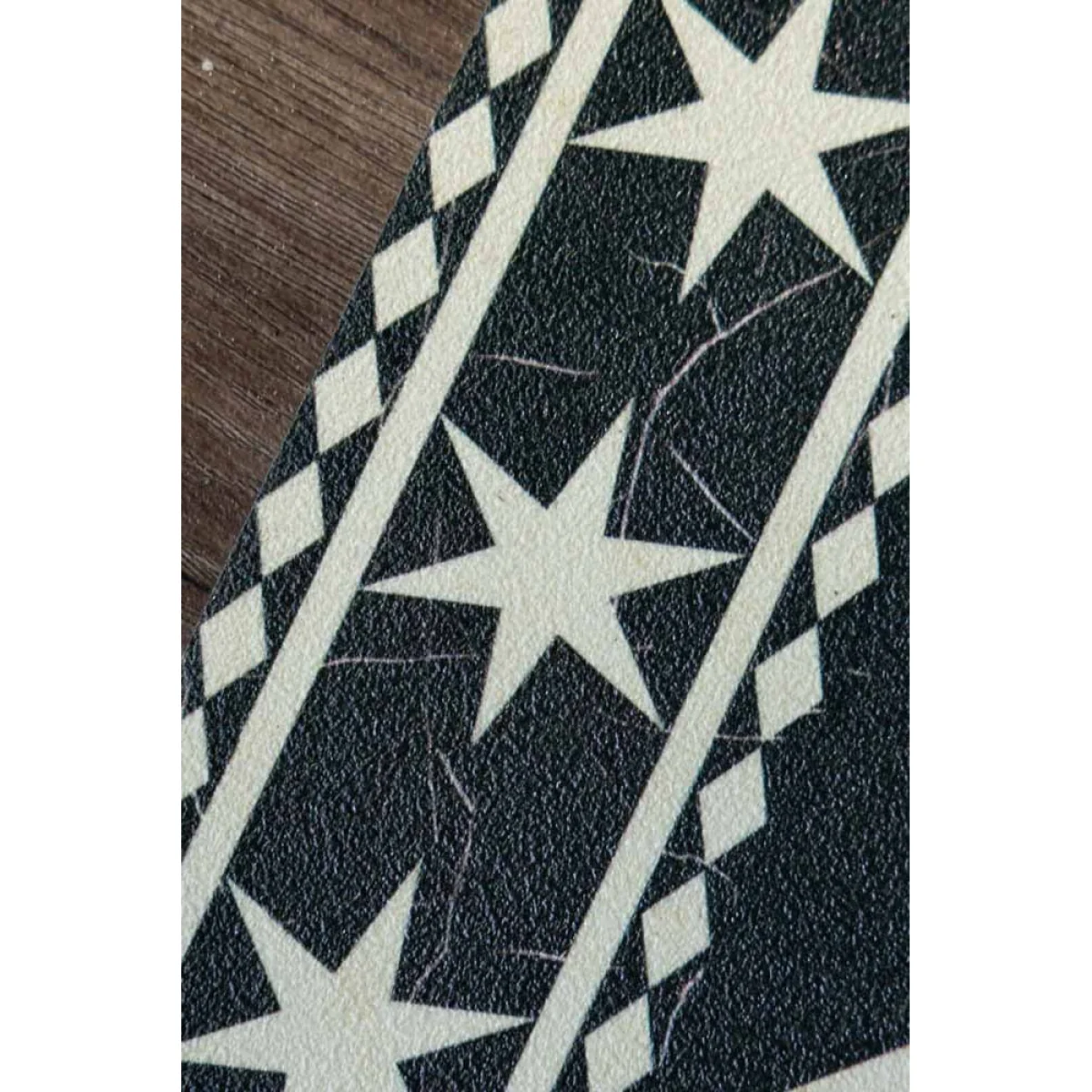 Monochrome Marble Tile Effect Durable Runner – image 5