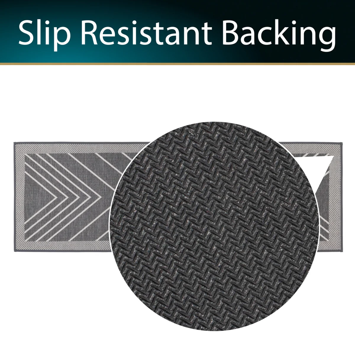 JVLExpression Machine Washable Entrance Runner - Grey – image 4
