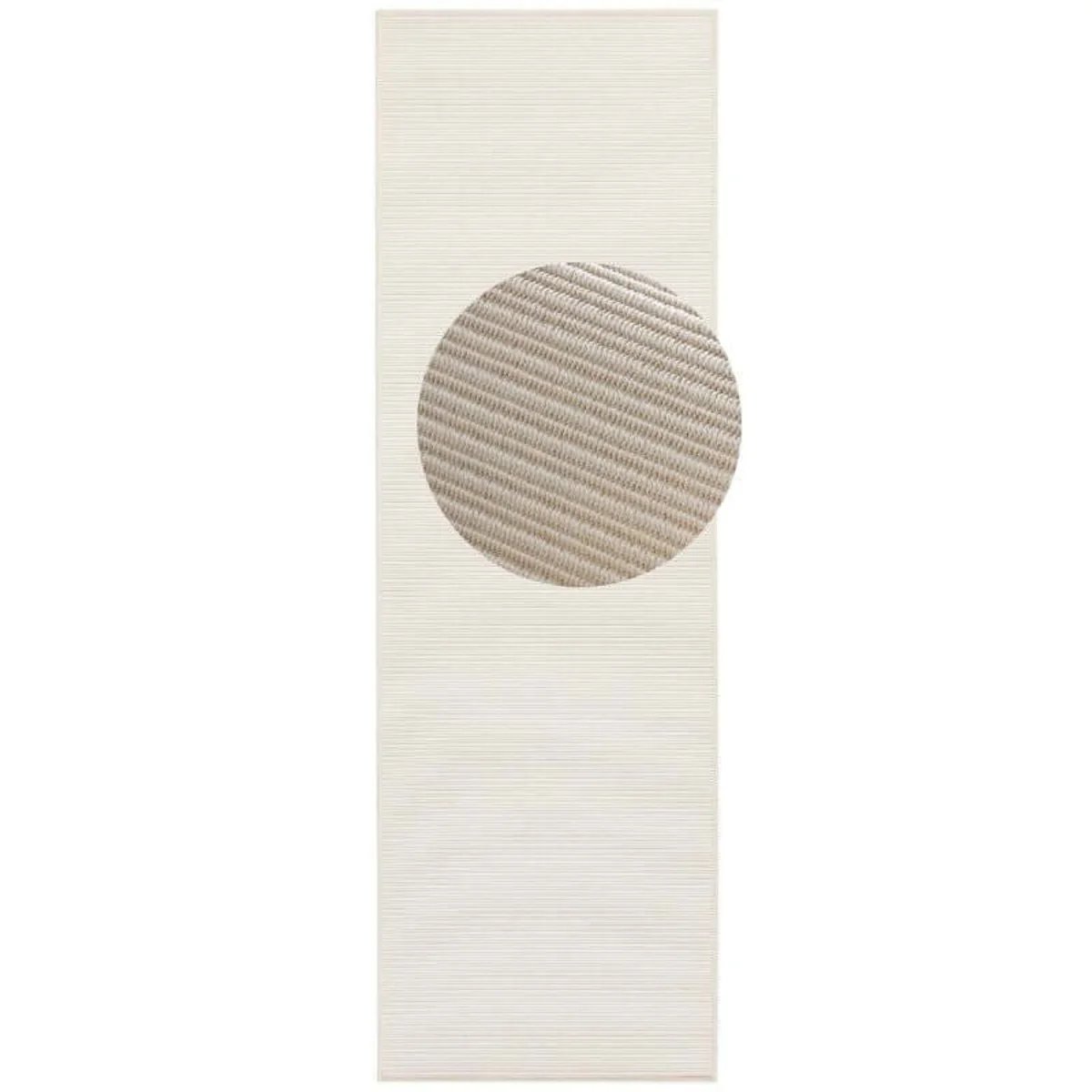 Sisal Look Flatweave Indoor & Outdoor Runner Grey - White / 50.0cm – image 2
