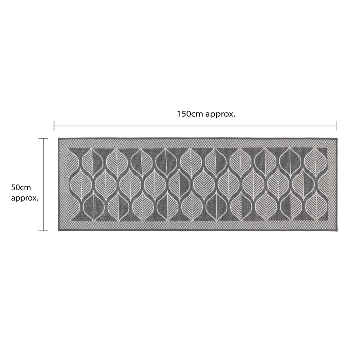 JVL Expression Machine Washable Entrance Runner - Grey – image 3