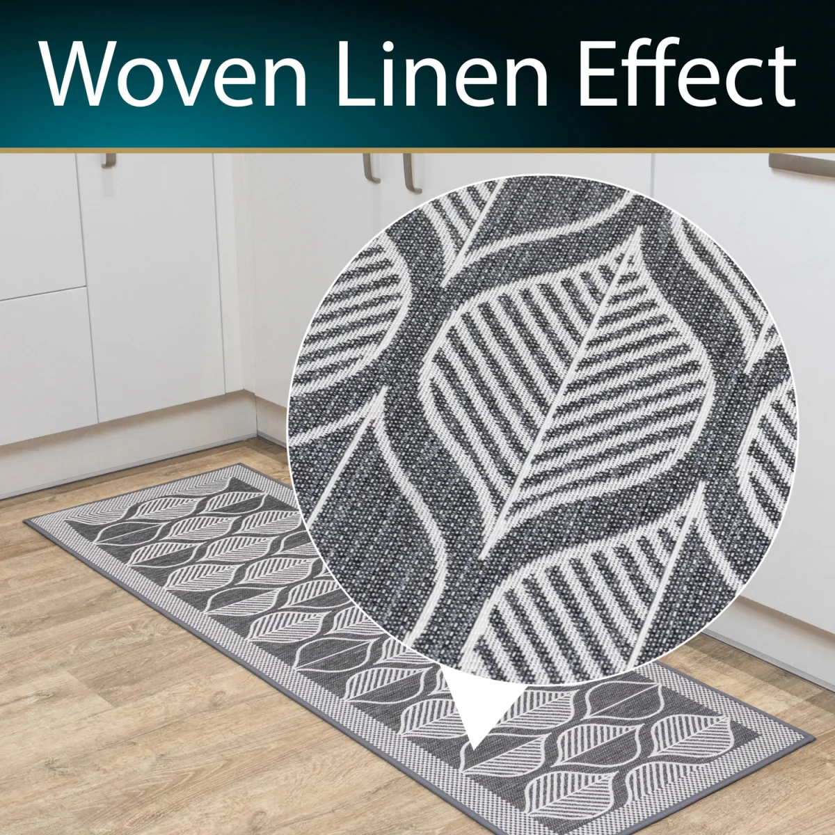 JVL Expression Machine Washable Entrance Runner - Grey – image 6