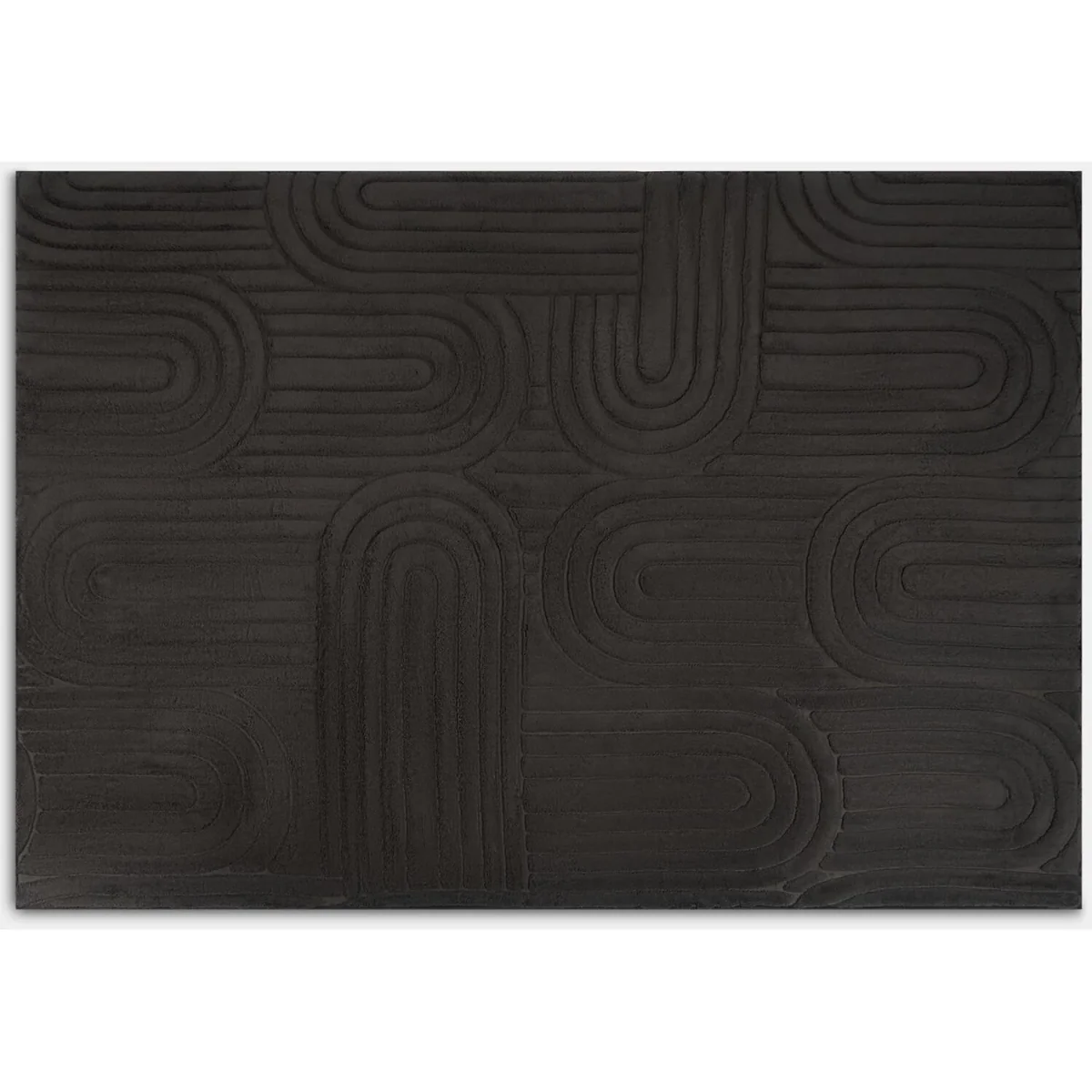 OHS Tufted Arches Runner - Black / 150cm – image 4
