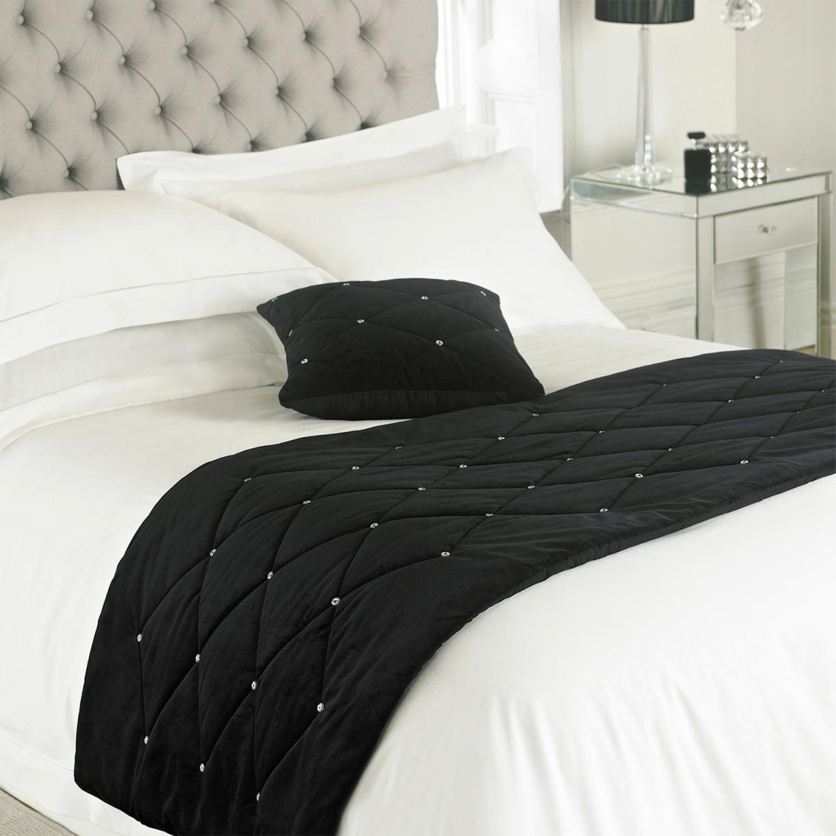 Diamante Bed Runner - Cream – image 2